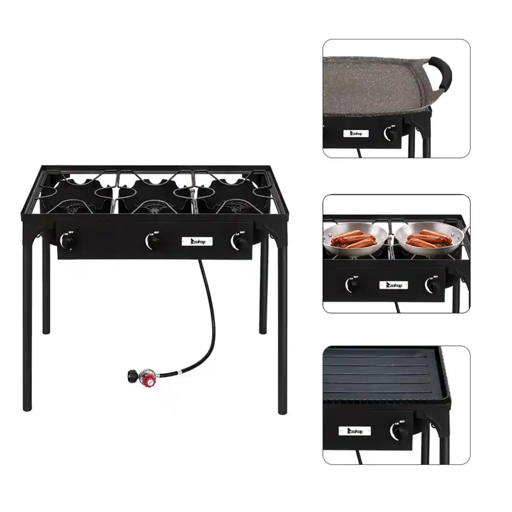 Outdoor Camp Stove Cooker Gas High Pressure Propane Gas Cookware
