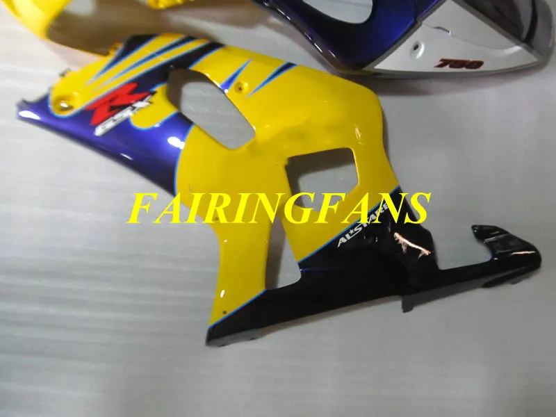 Мотоцикл инжекторный тюнинг-пакет для GSXR600 750 K1 01 02 03 GSXR 600 GSXR750 2001 2002 2003 Обтекатели Кузов+ подарки SH70