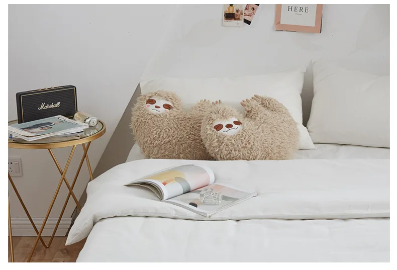 Моделирование Новое поступление милый набивной Ленивец с подушкой в плюшевых животных мягкий чехол для подушки для детей Girfrend подарок на день рождения