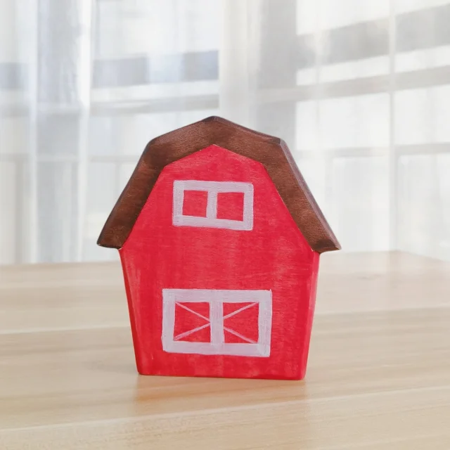 Forest Tree Wooden Natural Montessori Handmade Figure Large Handcarft Toys For Kids Animal Cognition Early Educational Toy 4