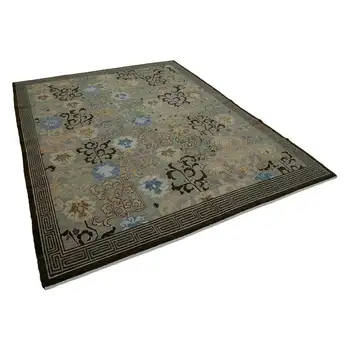 

245x303 Cm Green Handmade Oushak Rug-8x10 Ft