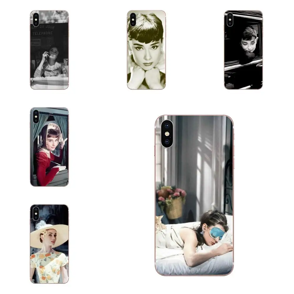 

TPU Wholesale For Huawei Honor Nova Note 5 5I 8A 8X 10 Pro 9X For Moto G G2 G3 G4 G5 G6 G7 Plus Audrey Hepburn Coque