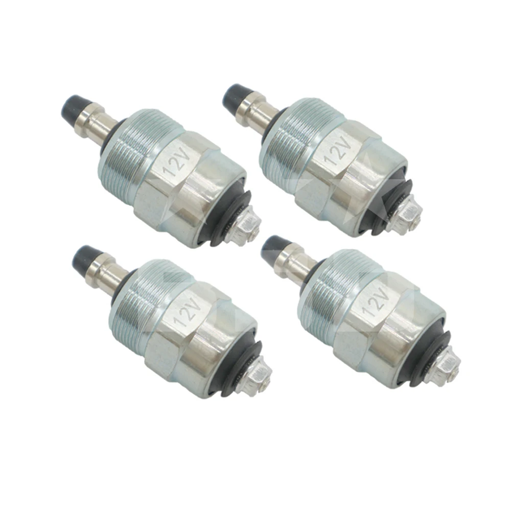 Электромагнит отключения подачи топлива 146650-0720 переключатель 12V для ТНВД(топливного насоса высокого давления 104640-2185 4 шт./лот