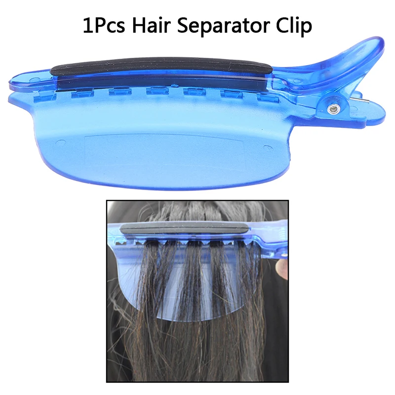 1 PCS Easy/ Speed Separator Clips Blue Color Sectioning Clips For Quick & Easy Feather Hair Extension Installatio