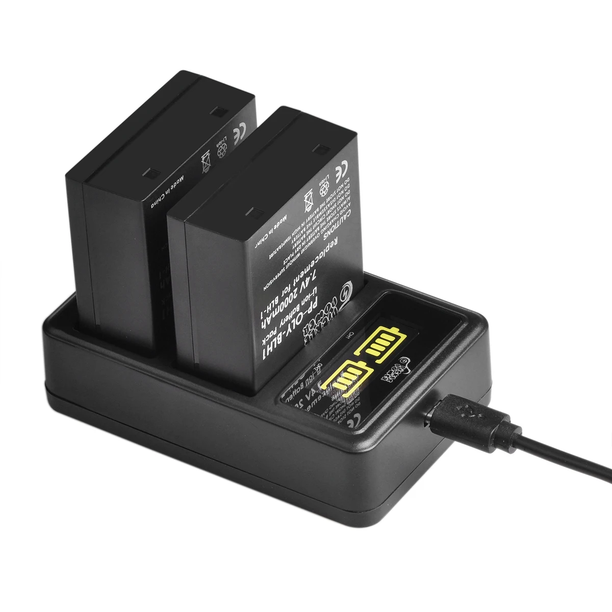Power Battery Charger BLH-1 BLH1 LED USB Dual Consumer Electronics Accessories chargers For Olympus E-M1 Mark II Camera Pickle