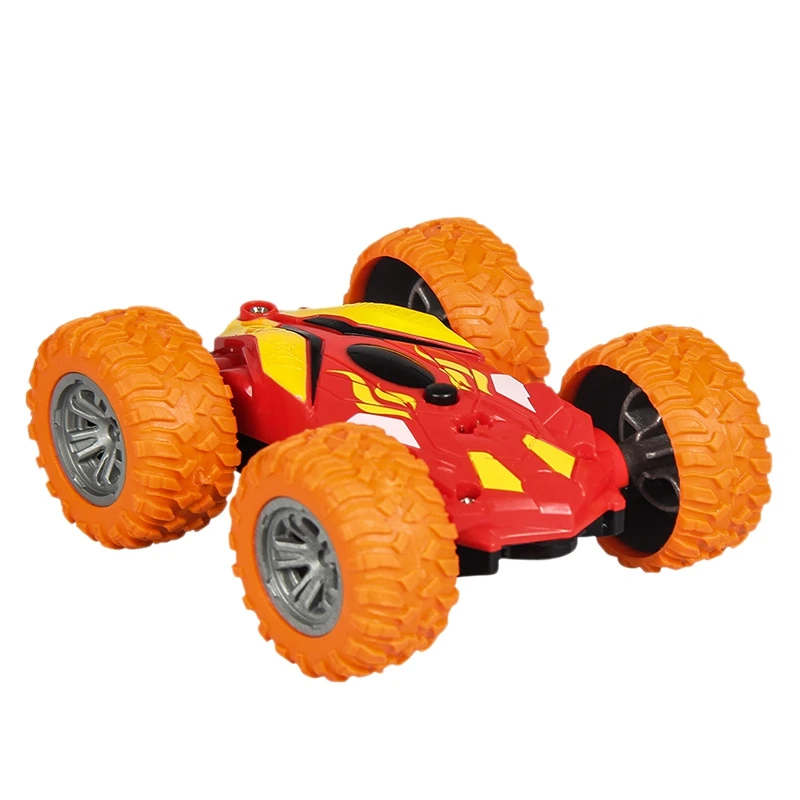 Orange FBIL-Stunt Car детская игрушка двусторонний самосвал внедорожная модель автомобиля с дистанционным управлением перезаряжаемый альпинистский автомобиль - Цвет: Orange