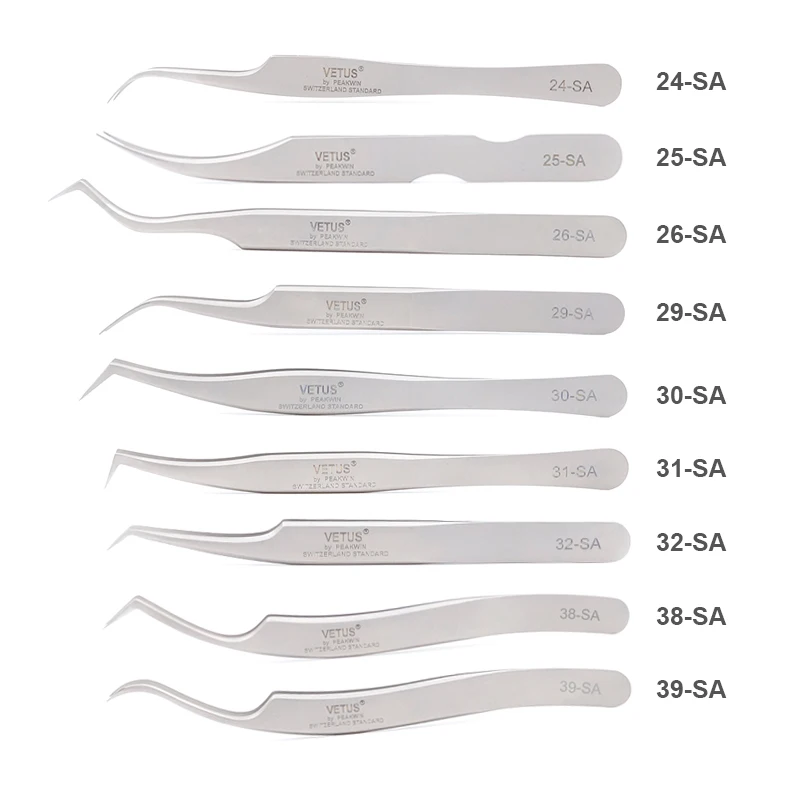 Eyelash Tweezers 3D/6D Volume Eyelash Extension Tweezer Fan Tweezer