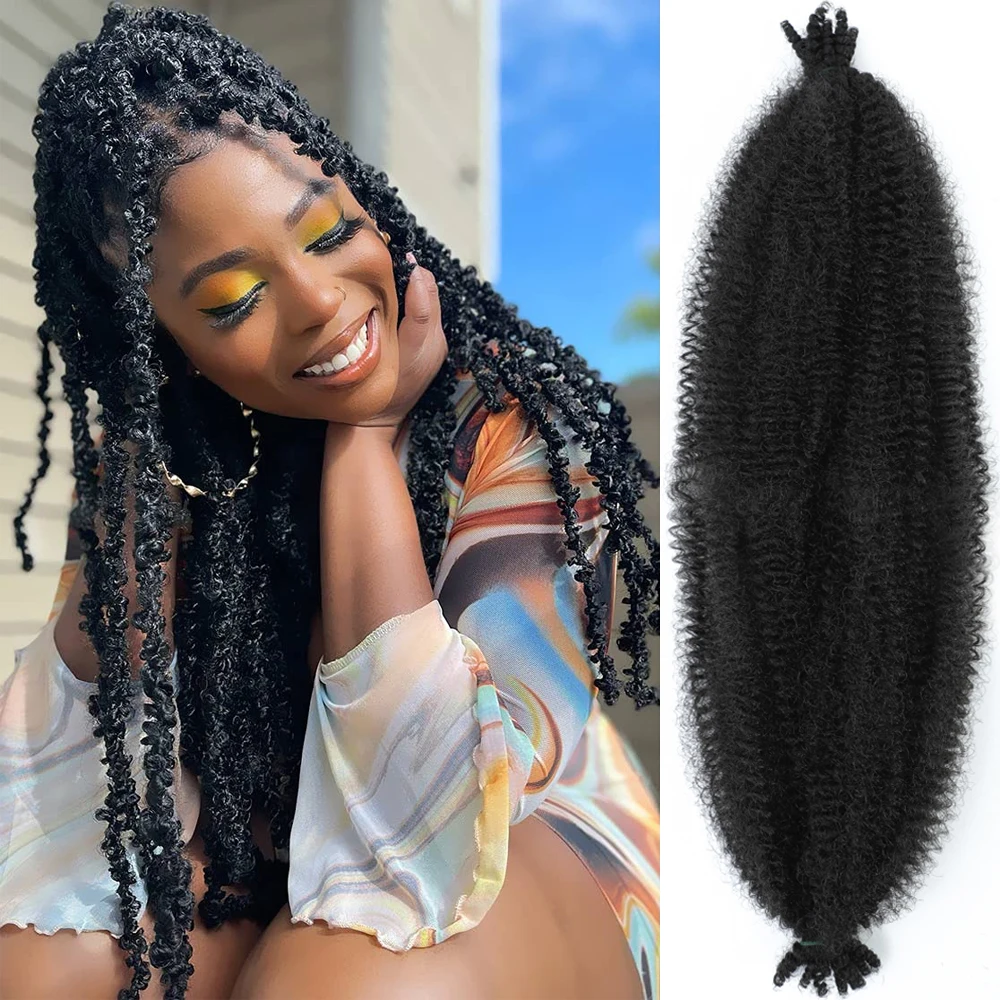 Pre fluffed Spring Twist Hair Springy Afro Twist Hair Mary - Temu