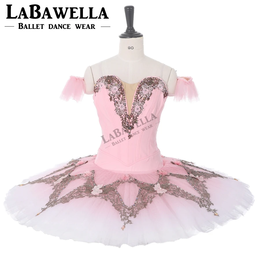 Sugar Plum Fairy Performance Tutus skirt  women ballet costume Adult Professional Ballet Tutu dance Dress Pink Nutcracker BT9282