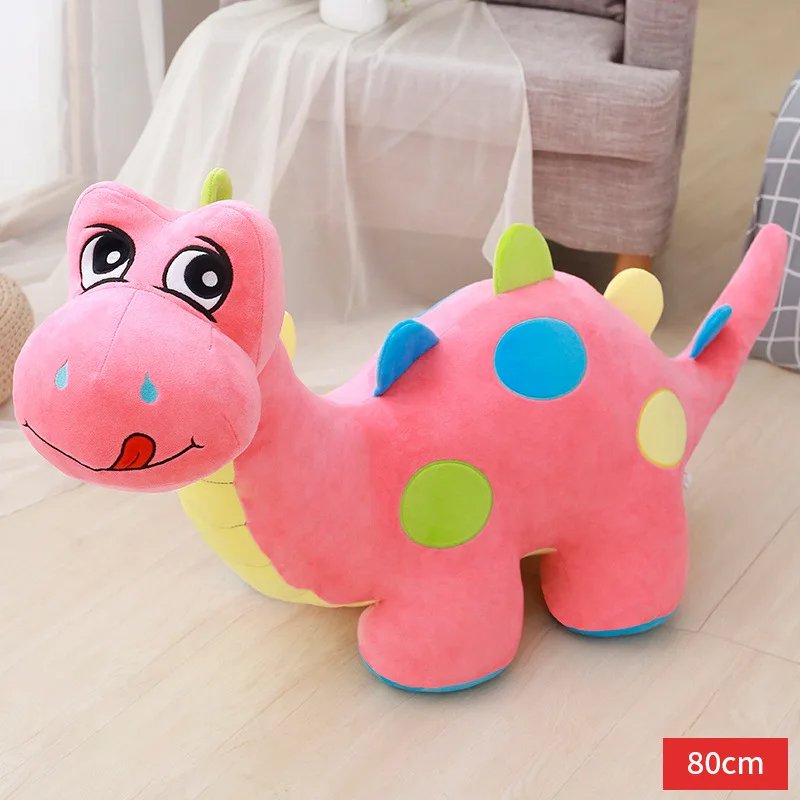 1 шт. 40-100 см Neue Dinosaurier plukch Spielzeug мультяшный тираннозавр Nette Stofftier Puppen feur Kinder Jungen geburtstag - Цвет: 1 80cm
