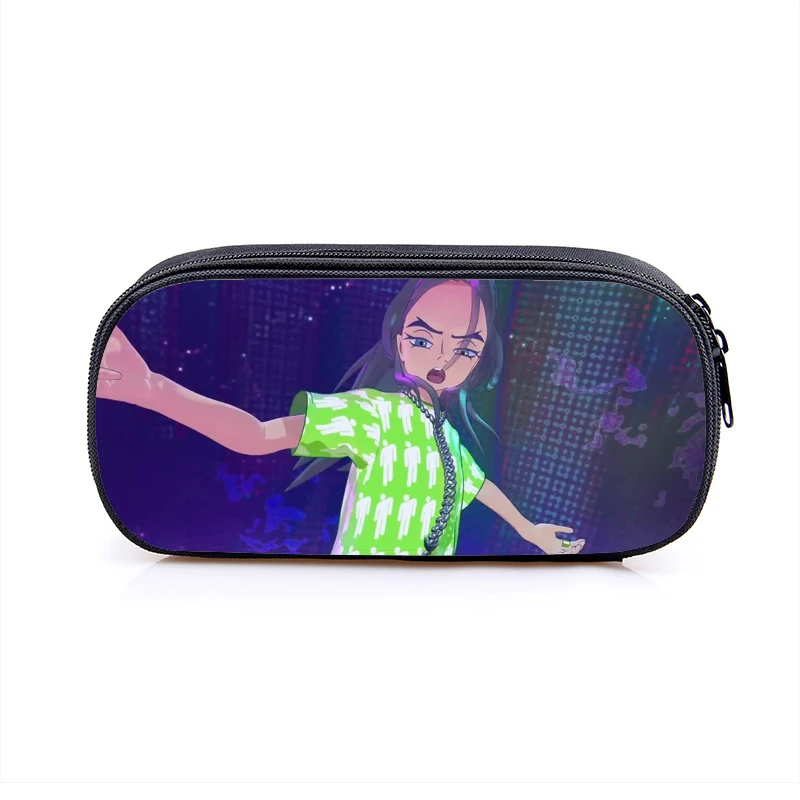Billie Eilish Карандаш Чехол для девочки-подростка, косметическая сумка, школьные принадлежности канцелярские товары сумка для хранения Billie Eilish в стиле "хип-хоп" для макияжа сумка - Цвет: 17
