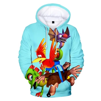 

Aikooki New Banjo-Kazooie 3D Hoodies Men Women Fashion Hoodies Harajuku Sweatshirts 3D Print Banjo Kazooie Anime Pullover Coat