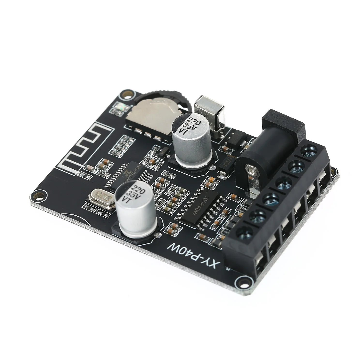 40 Вт DC 12 V/24 V питания Мощность модуль усилителя PA Модуль стерео аудио Мощность усилитель доска набор «сделай сам» для Беспроводной BT Динамик транспондер