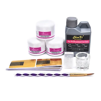 

Acrylic Powder Crystal Nail Art Polymer Tips Builder Manicure Acrylic Liquid Nail Art Professional Use 3D Acrylic Mold DIY