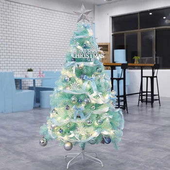 

New net red live vibrato ins blue Christmas package tree