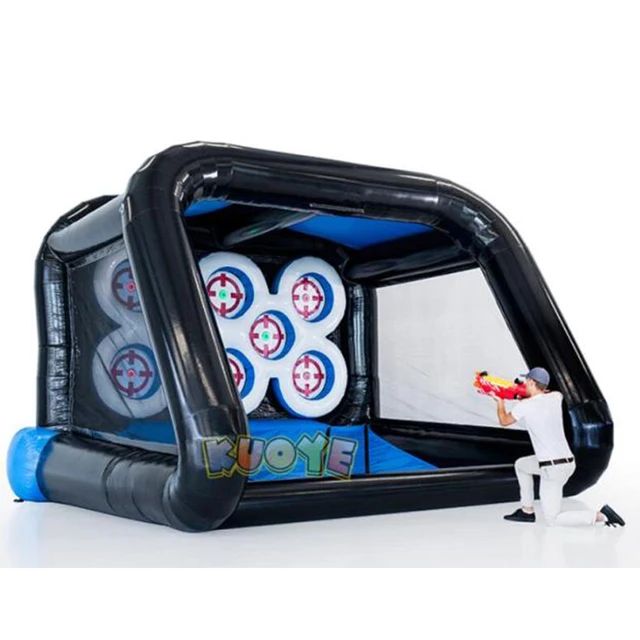 US $1199.99 Inflatable Archery Football Dart Shooting Soccer Four Shoot Goal Gate Door Target Indoor
