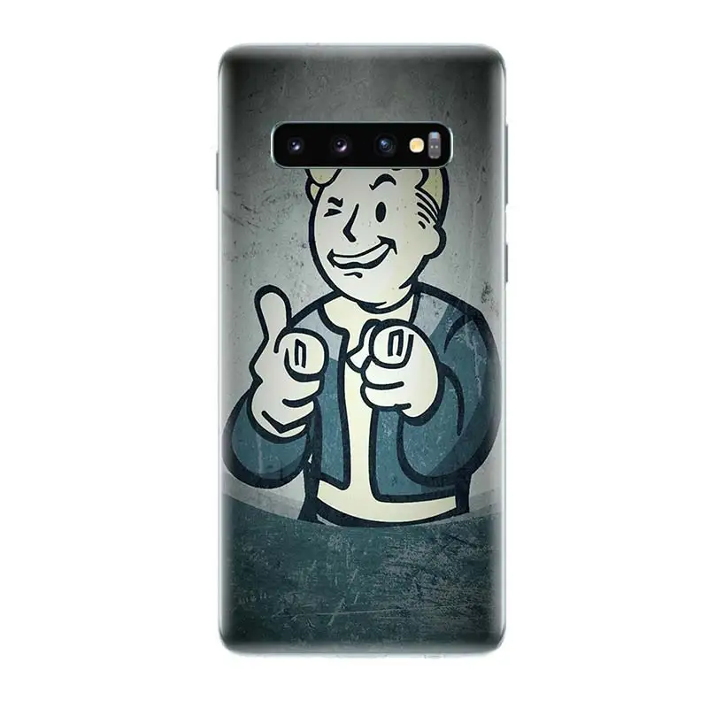 Фоллаут Нью Вегаса крышка чехол для телефона samsung Galaxy S10 плюс Lite A50 A70 A30 A10 A20E M30 A20 A80