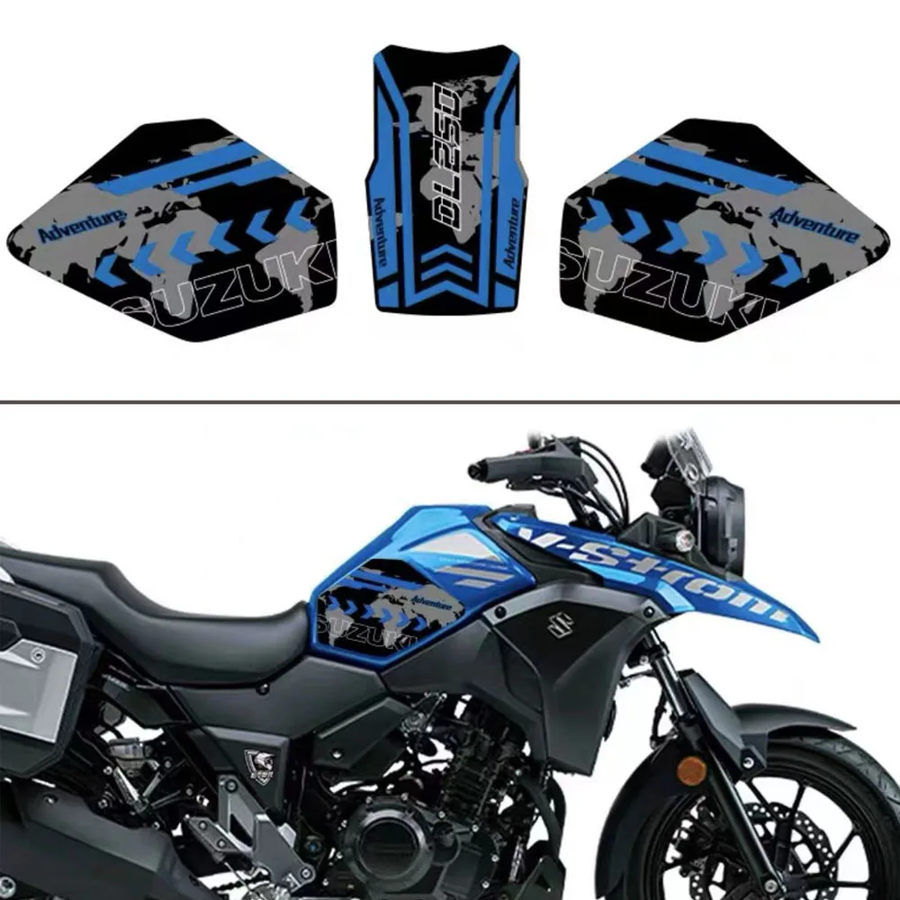 

Motorcycle For Suzuki DL250 Dedicated Stickers DL 250 Tank Pad Protector Protection DL250 Sticker