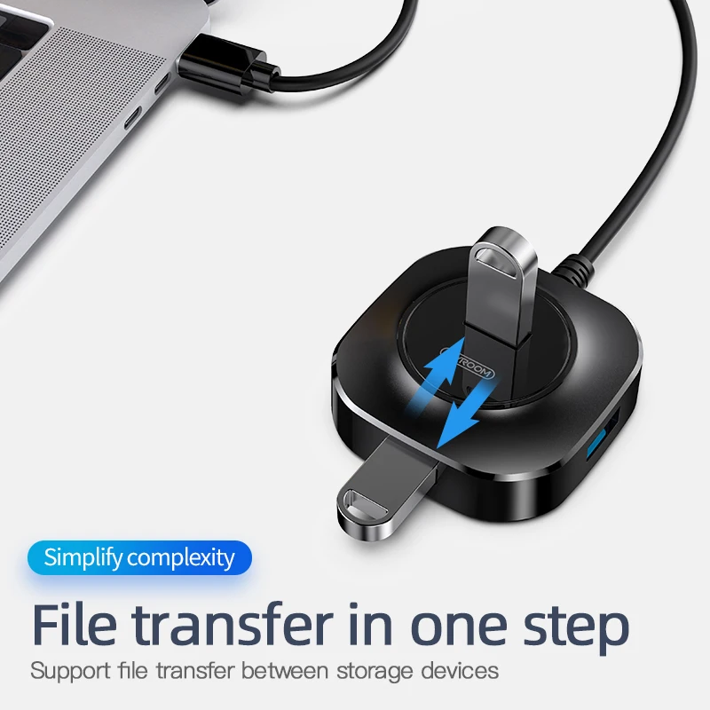 Joyroom USB Hub 3 0 Hub USB 2 0 Adapter 4 Ports Speed Multiple usb3 0 4