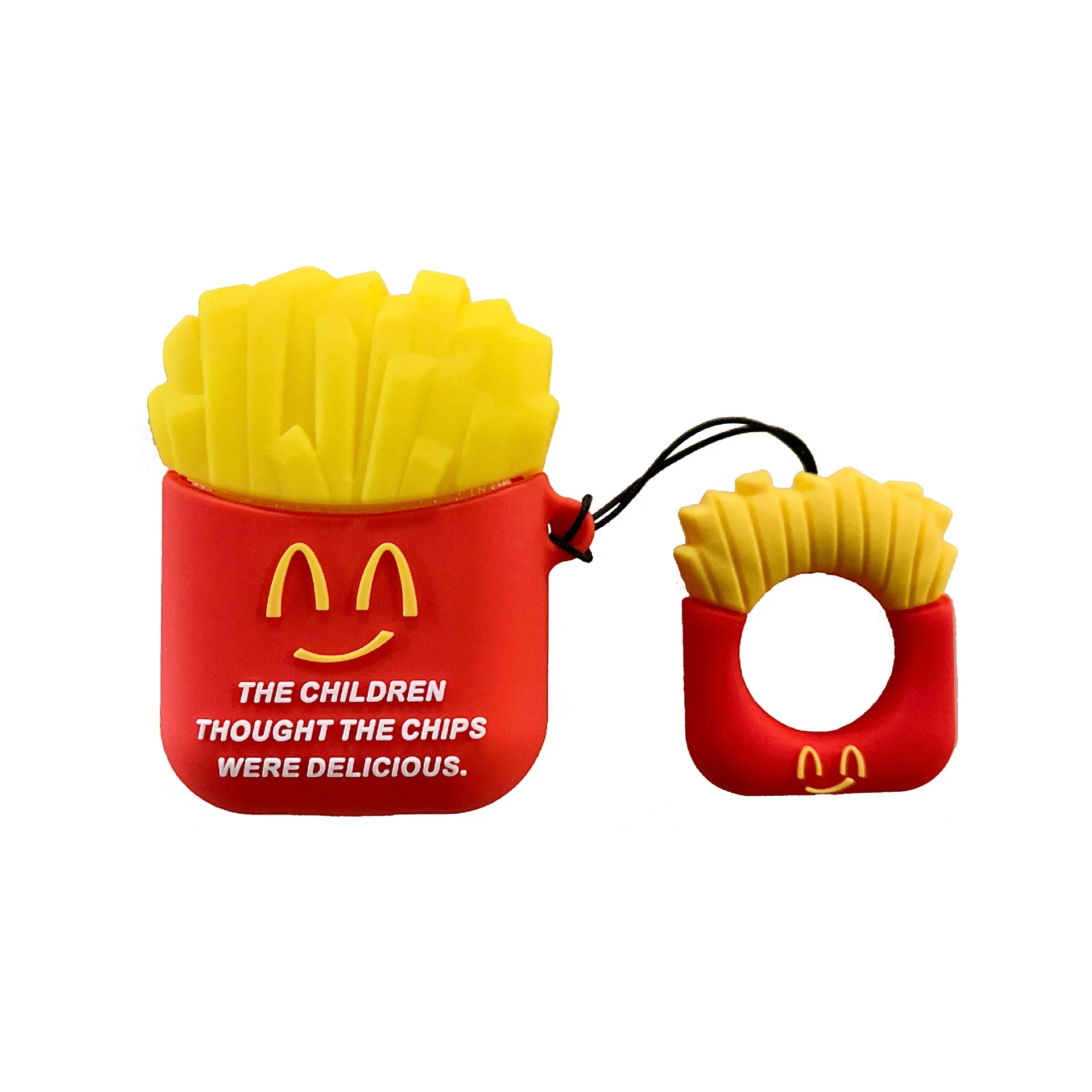 Cute Cartoon Case For AirPods Pro Fries Burger Create Cover