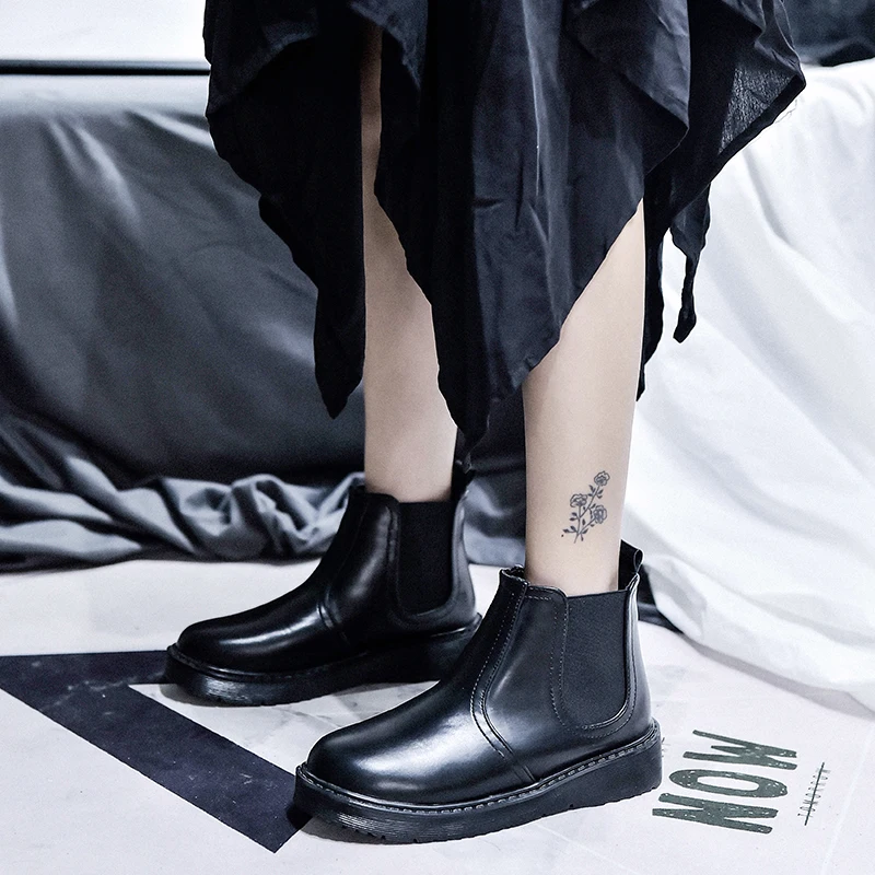 

Women's Martin Boots Autumn Winter Boots Classic Zipper Snow Ankle Boots Winter Leather Warm Fur Plush Women Shoes