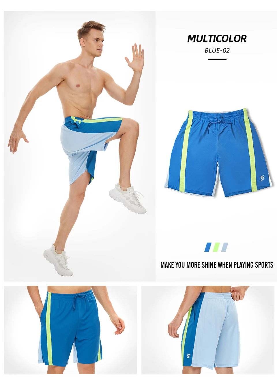 Men's Workout Shorts with Pockets