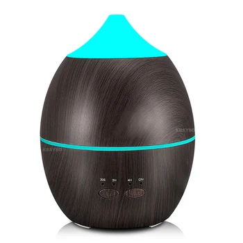 

300ml Wood Grain Aromatherapy Essential Oil Diffuser Ultrasonic Cool Mist Humidifier Aroma Diffuser for Office Home