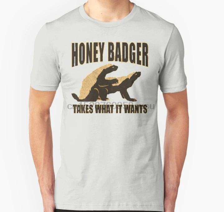 Мужская футболка Медоед берет унисекс с принтом Футболки | одежда