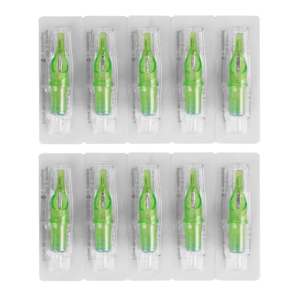 10PCS Disposable Tattoo Cartridge Needles Sterilized Needle 3RL 5RL 5RS 7M1 7RL Cartridge Tattoo Supplies Tattoo Accessories