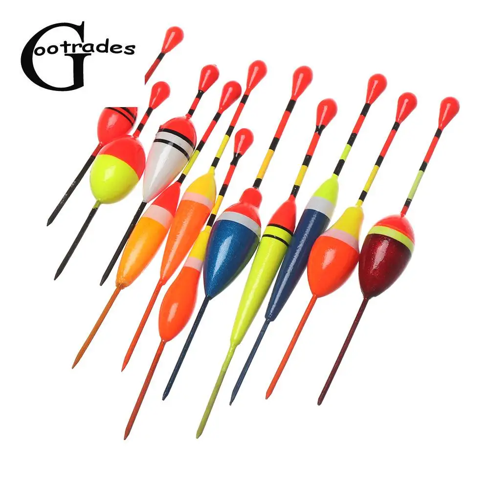 

2 PCs Colorful Ice Fishing Floats Light Stick Float Bobber Fluctuate Foam Buoy Floats Indicator Outdoor Fishing Accessories