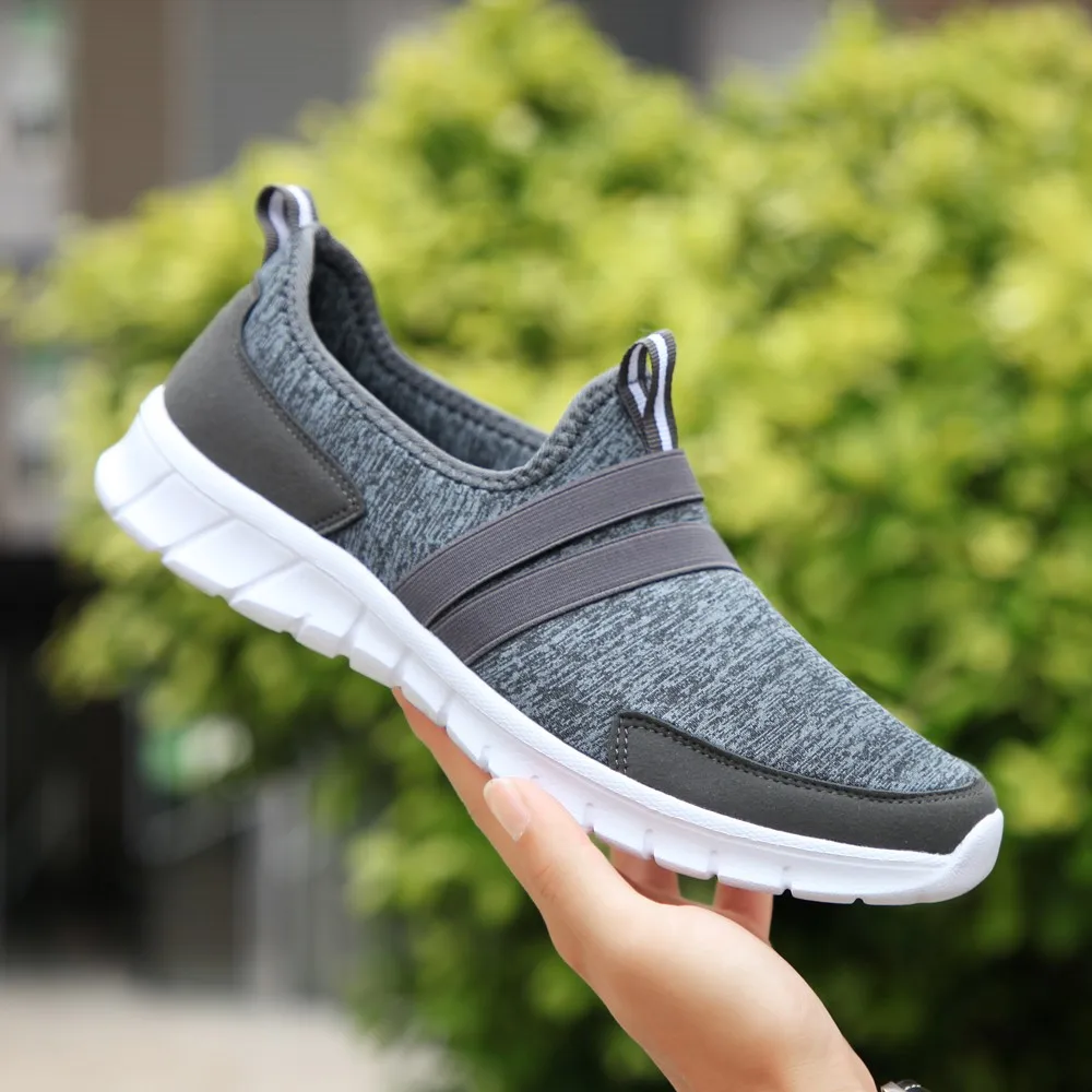 Fashion Mesh Soft Shoes Comfortable Round Head Bottom Set Foot Casual Sports Shoes Lazy Shoes leisure and personality