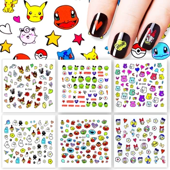 

1 Sheet 31 Styles Optional 2020 New Arrival DIY Nail Sticker Water Transfer Cartoon Design Tips Nail Beauty Manicure Decal