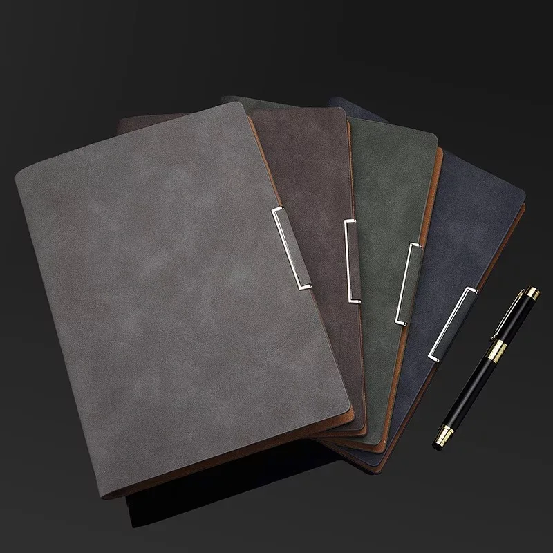 Деловые канцелярские принадлежности для ноутбуков A5 толстый Ретро Ноутбук B5 большой размер деформируемый свободно-лист переплет книга настраиваемые, с логотипом