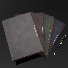Деловые канцелярские принадлежности для ноутбуков A5 толстый Ретро Ноутбук B5 большой размер деформируемый свободно-лист переплет книга настраиваемые, с логотипом