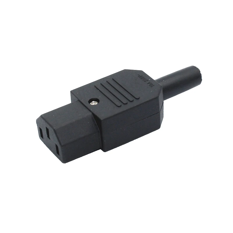 Новая оптовая цена черный IEC 320 C13 Женский Разъем Rewirable разъем питания 3pin розетка