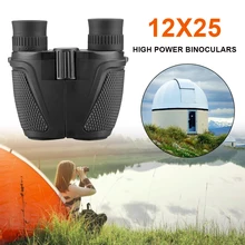 

12X25 Powerful Binoculars Professional HD Pocket Waterproof Observation Telescope Hunting Optical BAK4 Prism Camping Equitment