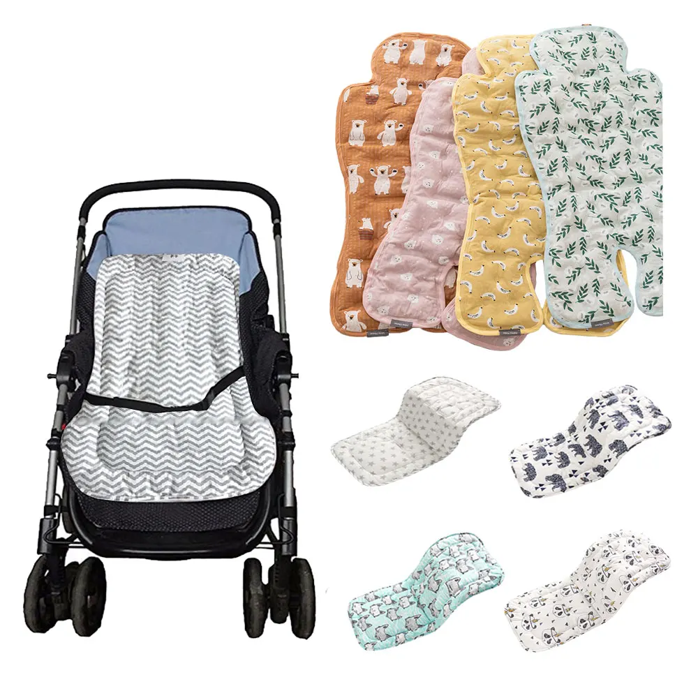 

Baby Cotton Pad Infant Cool Mat Newborn Comfortable Soft Stroller Seat Liner Child Cushion Prams Accessories Products For Summer