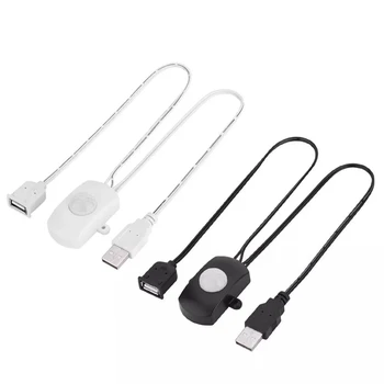 DC 5V/12V/24V USB Body Infrared PIR Motion Sensor Switch Human Motion Sensor Detector Switch For LED Light Strip Automatic 1