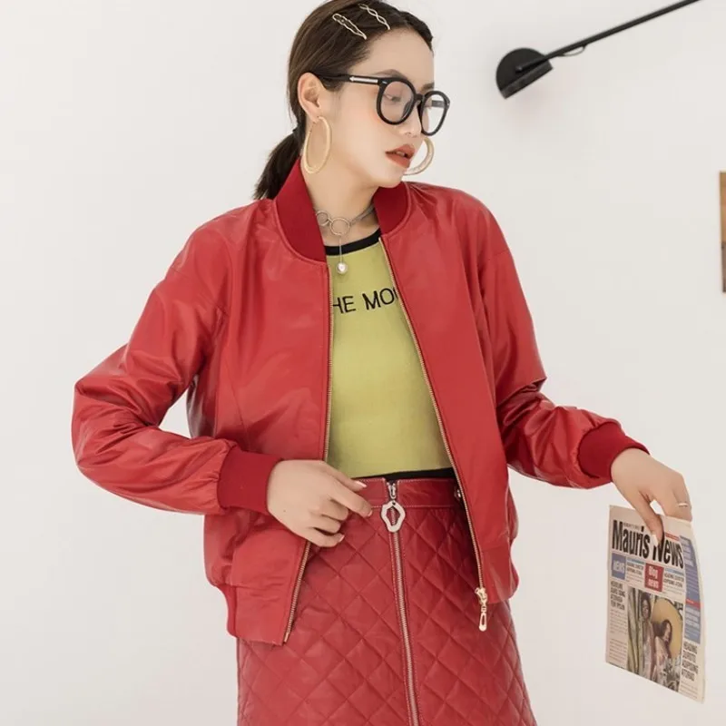 Женская модная куртка-бомбер свободного кроя со стоячим воротником повседневные