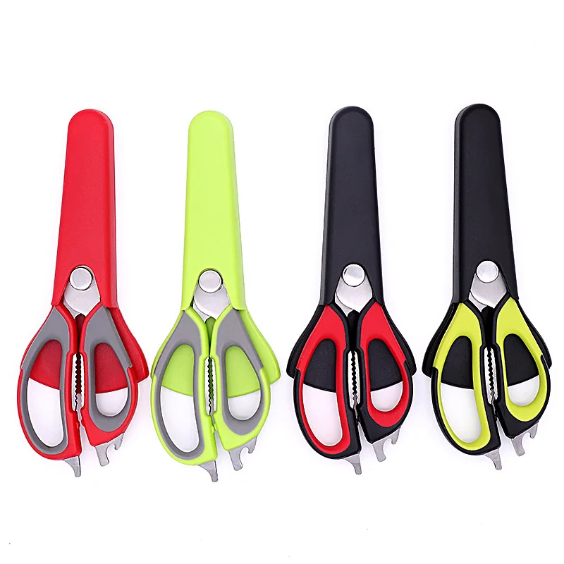 

Manufacturers Direct Selling High Quality Removable Refrigerator Scissors Multi-functional with Sleeve Refrigerator Scissors Foo