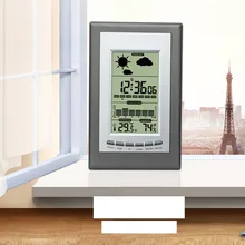 1pc Creative Rectangle Multi-function Luminous Calendar Clock Temperature Thermometer for Home Living Room Office Bedroom(China)