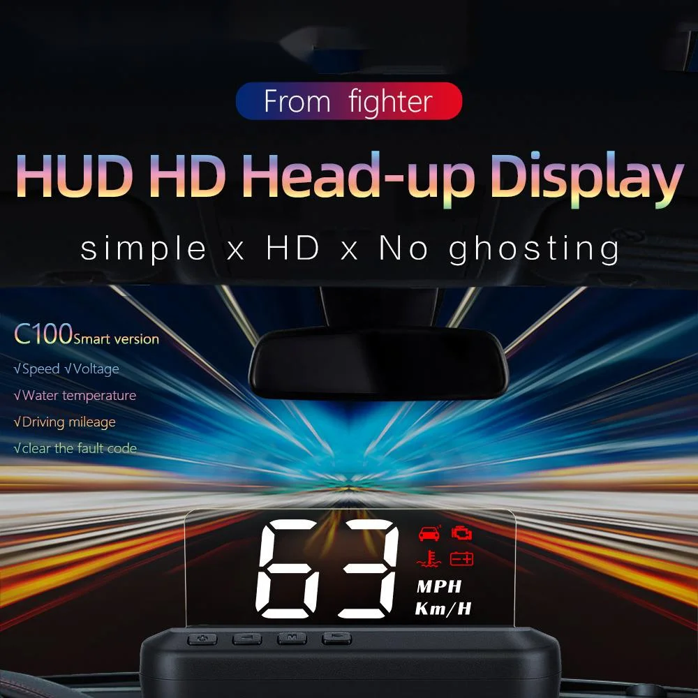 ΠΠ²ΡΠΎΠΌΠΎΠ±ΠΈΠ»ΡΠ½Π°Ρ ΠΈΠ½ΡΠ΅Π»Π»Π΅ΠΊΡΡΠ°Π»ΡΠ½Π°Ρ ΡΠΈΡΡΠ΅ΠΌΠ° ΡΠΈΠ³Π½Π°Π»ΠΈΠ·Π°ΡΠΈΠΈ HUD OBD2 Ρ ΠΏΠ΅ΡΠ΅Π΄Π½ΠΈΠΌ Π΄ΠΈΡΠΏΠ»Π΅Π΅ΠΌ C100, ΠΈΠ½Π΄ΠΈΠΊΠ°ΡΠΎΡ ΡΠΊΠΎΡΠΎΡΡΠΈ ometeKMH, ΠΊΠΌ/Ρ, ΡΠΊΡΠ°Π½ ΠΏΡΠΎΠ΅ΠΊΡΠΎΡΠ° ΡΠΊΠΎΡΠΎΡΡΠΈ, ΡΠ΅ΠΌΠΏΠ΅ΡΠ°ΡΡΡΠ° Π²ΠΎΠ΄Ρ ΠΠ²ΡΠΎΠΌΠΎΠ±ΠΈΠ»ΡΠ½Π°Ρ ΠΈΠ½ΡΠ΅Π»Π»Π΅ΠΊΡΡΠ°Π»ΡΠ½Π°Ρ ΡΠΈΡΡΠ΅ΠΌΠ° ΡΠΈΠ³Π½Π°Π»ΠΈΠ·Π°ΡΠΈΠΈ HUD OBD2 Ρ ΠΏΠ΅ΡΠ΅Π΄Π½ΠΈΠΌ Π΄ΠΈΡΠΏΠ»Π΅Π΅ΠΌ C100, ΠΈΠ½Π΄ΠΈΠΊΠ°ΡΠΎΡ ΡΠΊΠΎΡΠΎΡΡΠΈ ometeKMH, ΠΊΠΌ/Ρ, ΡΠΊΡΠ°Π½ ΠΏΡΠΎΠ΅ΠΊΡΠΎΡΠ° ΡΠΊΠΎΡΠΎΡΡΠΈ, ΡΠ΅ΠΌΠΏΠ΅ΡΠ°ΡΡΡΠ° Π²ΠΎΠ΄Ρ
