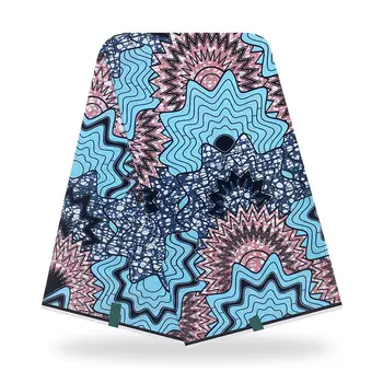 

New Arrival Real 100% Cotton Wax African Wax Print Fabric Wholesale Ankara African Tissue African fabric 6yards Y819-32