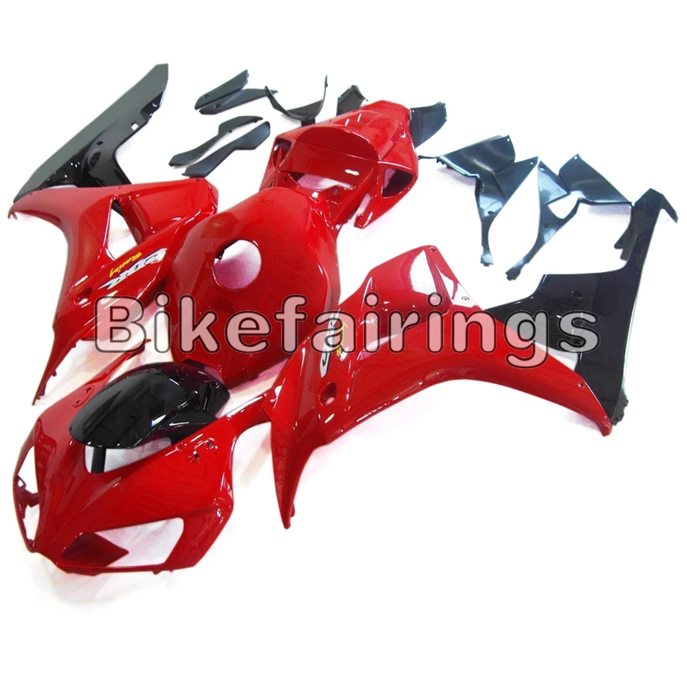 Полный комплект обтекателя для Honda CBR1000RR 2006 2007 CBR 1000 RR 06 07 ABS пластиковые детали для мотоцикла кузов-Глянец Красный Черный