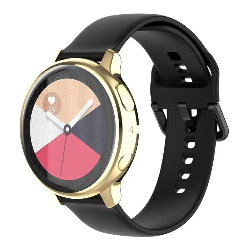 Мягкая защитная пленка для экрана для samsung Galaxy Watch Active 2 Чехол 40 мм 44 мм Tpu тонкие легкие аксессуары