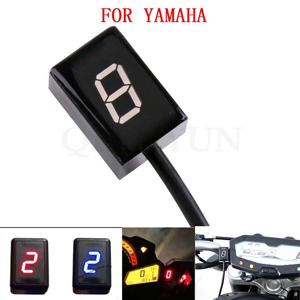Для Yamaha xjr 1300 fjr 1300 FZ8 R1 FZ16 Fz1 MT03 R6 Xj6 мотоцикл Ecu штекер крепление 1-6 уровень скорости шестерни дисплей индикатор