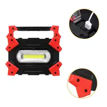 10 Вт COB ABS светодиодный портативные прожекторы использовать 3*18650 батареи/перезаряжаемый для пеших прогулок кемпинга открытый свет работы