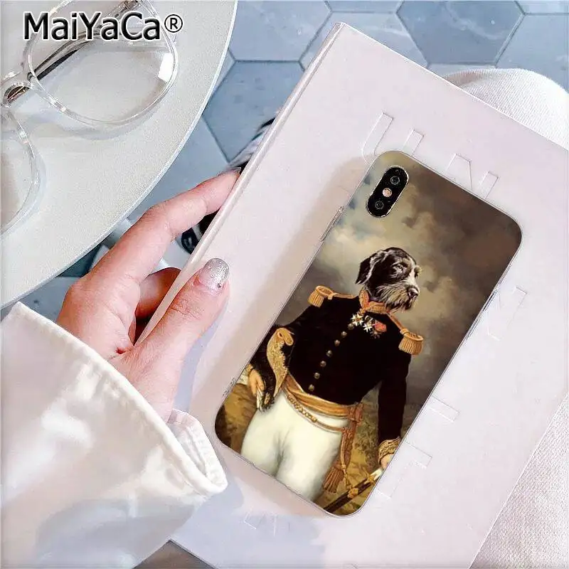 A8 MaiYaCa Italia русский MonaLisa арт любовь к своему Толстому коту собаке чехол для телефона для iPhone 11 pro 8 7 6 6S Plus X XS MAX 5 5S SE XR - Цвет: A8
