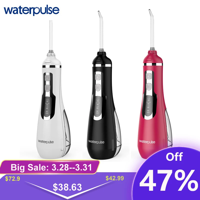 recarregavel agua flosser 200ml sem fio irrigador oral limpeza dos dentes 05