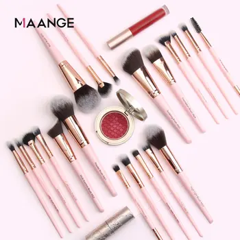 

MAANGE 14/15/18/22 Pcs Makeup Brush Set Cosmetic Eyeshadow Brush Powder Foundation Blending Blush Brush Beauty Make Up Tool Kits